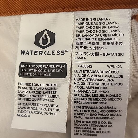 Levi's Baggy Trouser Baked Clay Pants Size 25 x 31 - Picture 13 of 15